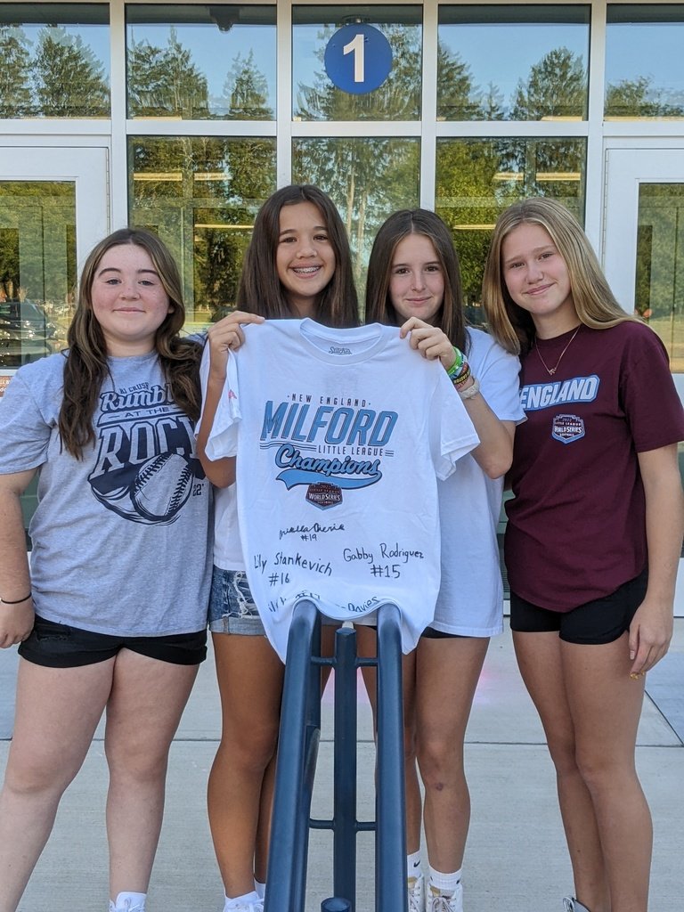 Congratulations to our four HMS Little League Softball All Stars. These students and their teammates represented Team New England at the Little League Softball World Series in Greenville, NC this past summer.