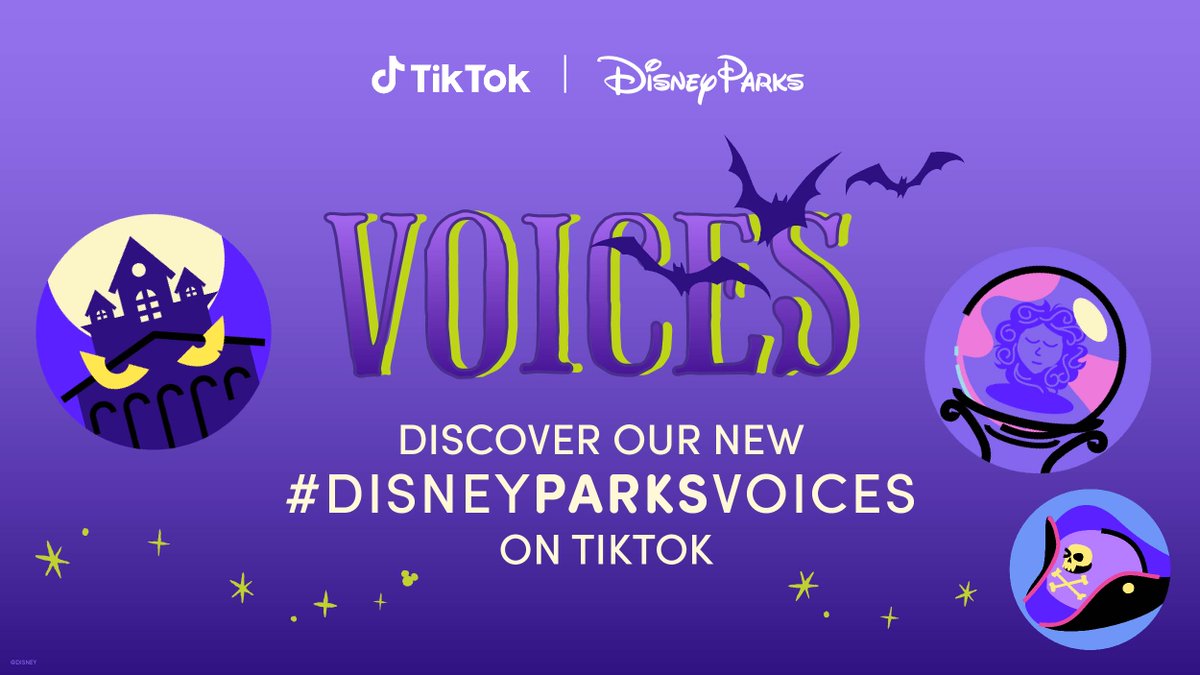 Disney Parks has teamed up with @tiktok_us to create 3 new text-to-speech voices inspired by Madame Leota and Ghost Host from the Haunted Mansion and a Disney Pirate from Pirates of the Caribbean! 🔮👻🏴‍☠️ Get the frightfully fun details: spr.ly/6019MK5Yh #DisneyParksVoices