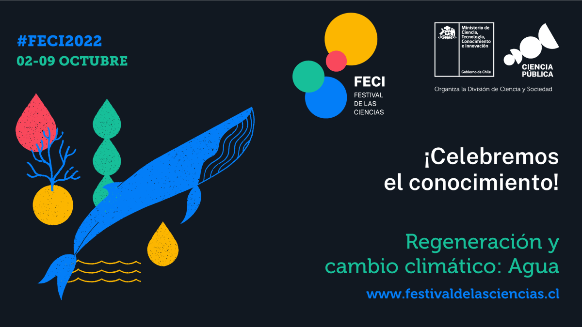 Con el #agua como elemento unificador para abordar el cambio climático #FECI2022 nos invita a celebrar el conocimiento a través de diversas actividades y experiencias que mezclan #ciencia y #tecnología con arte y cultura.