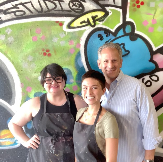 L3CapitalLLC's tweet photo. No better way to cap off summer than a friendly L3 Capital graffiti competition at Studio W.I.P.  Aside from the great company, the experience served as a good reminder that we stick to real estate for our day jobs. #L3Capital #PrimeUrbanRetail https://t.co/d20LNEJXlN