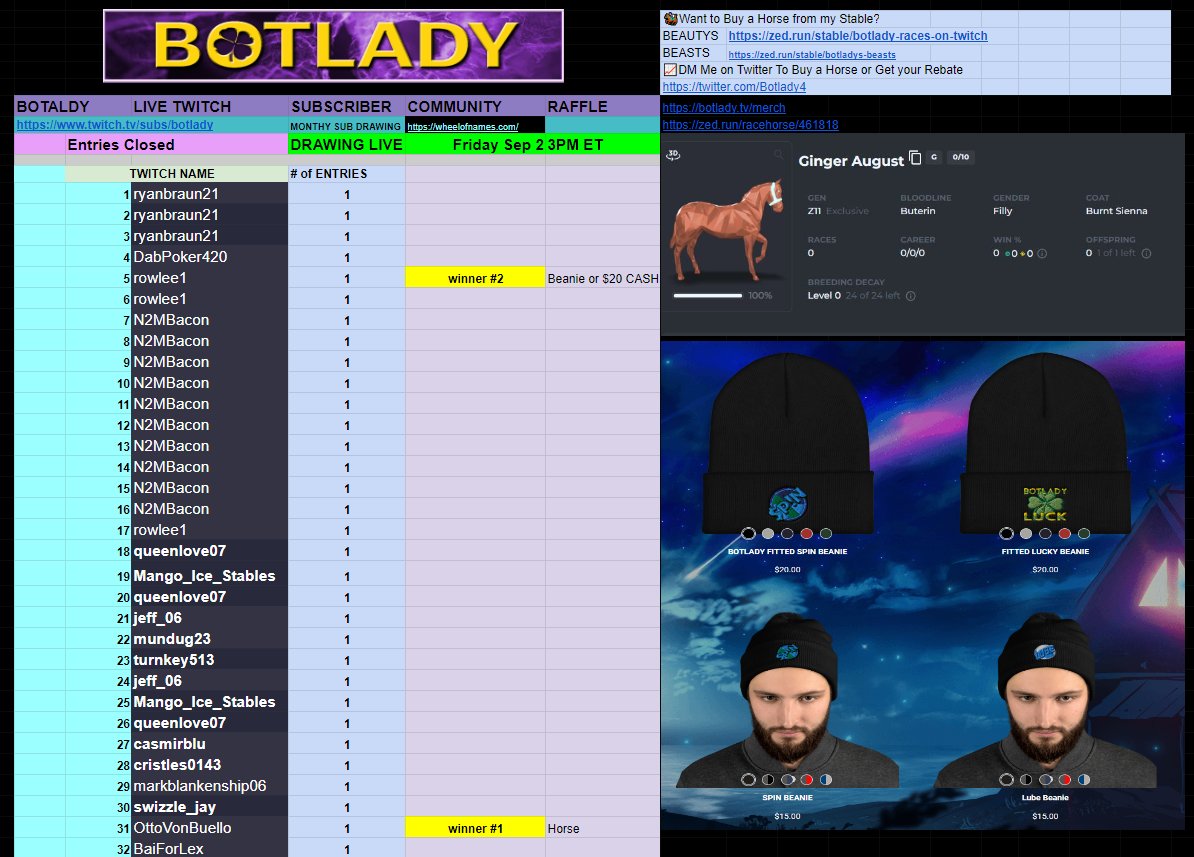 Botlady4's tweet photo. 💪👇Congrats to August winners 

🎟️🍀🎟️Celebrate SUBtember https://t.co/JAx4Ch5U64 Save up to 30% on new subs until 9/30 &amp; Get into the Monthly Sub Raffle 1 Sub = 1 Entry / Gift Sub = 2 Entries for 1 Fractal NFT https://t.co/Ht5FFGfIEa &amp; 1X CHAIN @CoE_NFT  https://t.co/9HXtPRhqPs https://t.co/UjAAsGj3h4