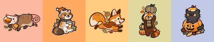 Fall friends all together! 