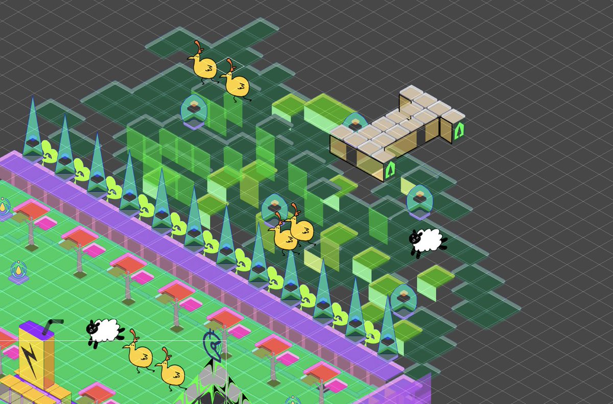 DAOCrossing's tweet photo. Building DAOGaia...can you find all the DAOs in the image🧐 @gnosischain and @Covalent_HQ are there cuz they both gave us a prize in ETHNYC, @LensProtocol is there because they make good trees, @KERNEL0x for little flowers, and pool for @Poolsuite just for fun lol https://t.co/GZzhHWqqlq