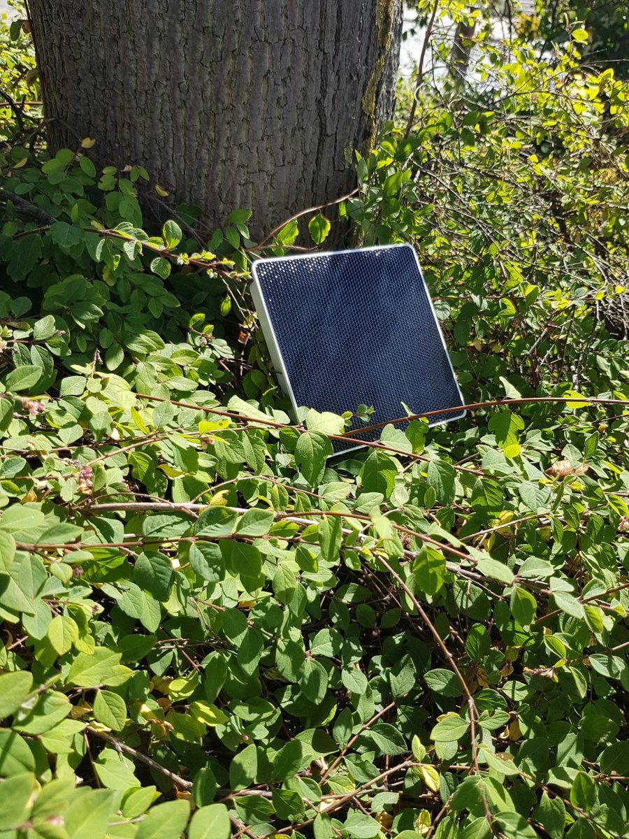 Our brand new #green solar gateway for #nbiot #ltem and #lorawan in its natural environment - outdoors under the sun :-)