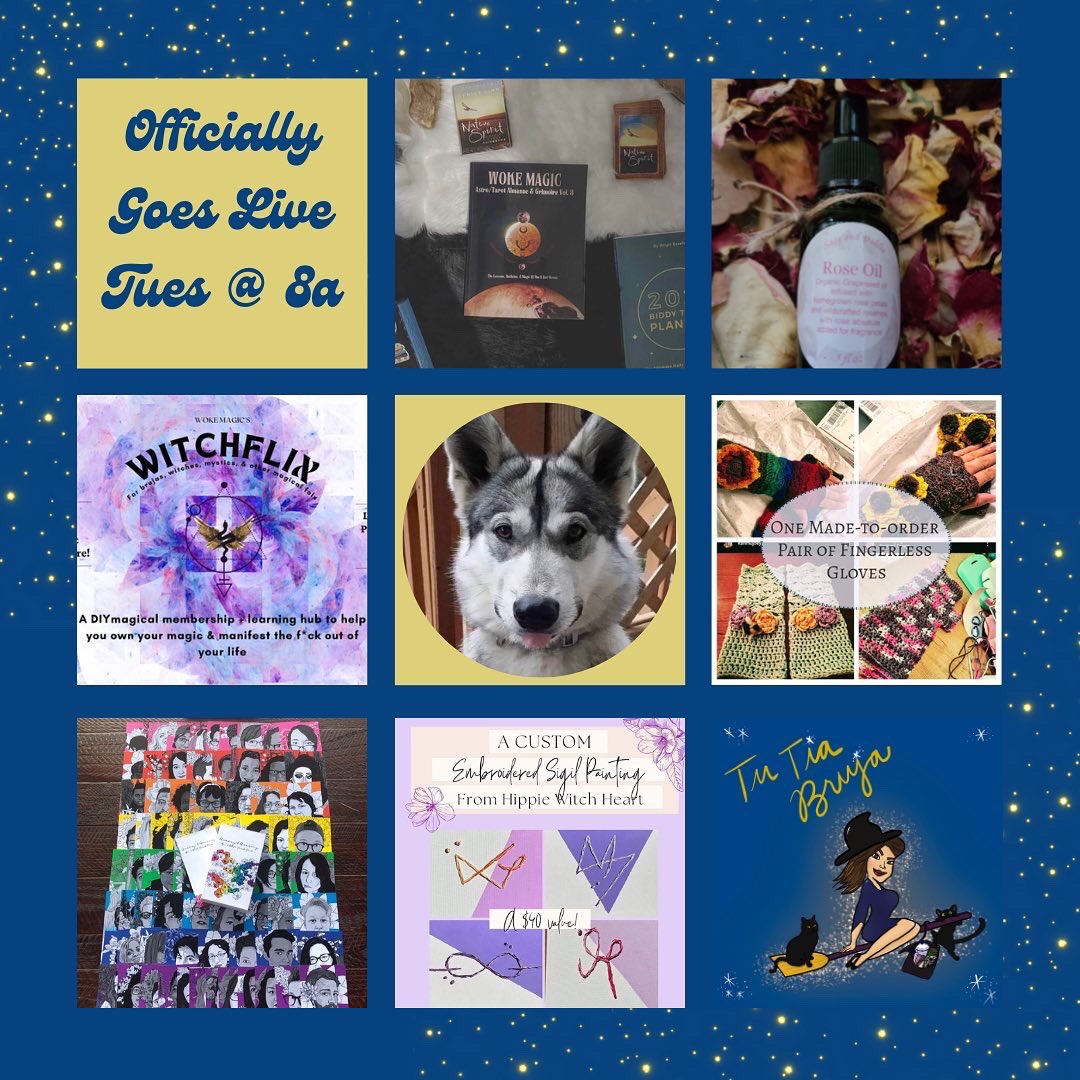 Tutiabruja's tweet photo. @WitchyBigSister I’m Bex! Host of Tu Tía Bruja. I am hosting a fundraiser for @wolfthemystic! They have a wolf dog sanctuary and we need to #SaveMia. There are tons of amazing prizes including one of every divination deck Marcella Kroll has made. Which are currently not in print. https://t.co/LANb1IVAFJ