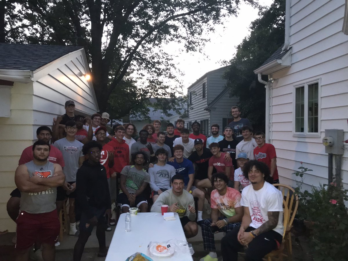 Great dinner with our Offensive Skill guys last night! Ready to roll tomorrow! #fafo