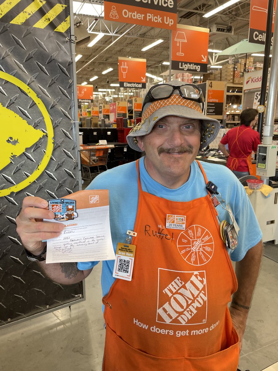 You may have seen him first on YouTube, but we get to see him in person every day!  Russel is amazing at customer engagement!  He won our monthly BRAVO drawing due to getting his name mentioned in the survey!  Thank you, Russel! Stay awesome!