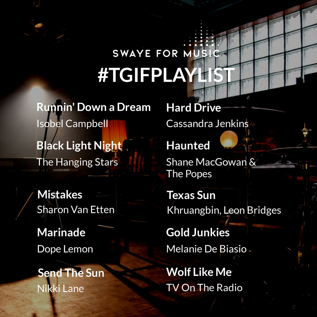 SwayeforMusic's tweet photo. Enjoy your weekend with a Swaye for Music #TGIFPlaylist created by our friend Fran M.
Get the YouTube playlist: https://t.co/ORLs6RwQWe
#fanlove #playlist #swaye #music #tgif #musicians #musiclover https://t.co/wRiYqfQpTB