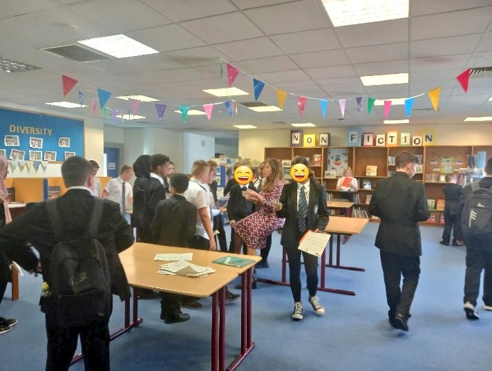 stmungo_library's tweet photo. Library Inductions went well, really well!! Lot of excited young readers🤩
#newS1 #library #induction #scavengerhunt #clubregistration https://t.co/q63tfNgL1O