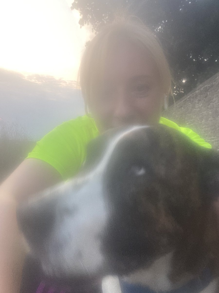 TriciaBHX's tweet photo. Day 2 and 4.8 miles done of my #run60 miles in September to raise money for #crohnsandcolitisuk joined by my running buddy! https://t.co/m2o41UItMr
