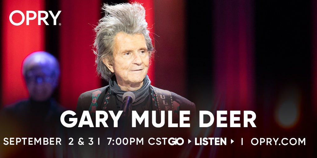 Gary Mule Deer (@garymuledeer) on Twitter photo Why grow up when you can be in show business? For more life lessons, you can see me live <a href="/opry/">Grand Ole Opry</a> or hear me on <a href="/WSMradio/">WSM Radio - The Home of the Opry!</a> at 7PM Central tonight and tomorrow. Tickets at Opry.com #opry #wsmradio #LifeLessons #muledeer #showbusiness Why grow up when you can be in show business? For more life lessons, you can see me live <a href="/opry/">Grand Ole Opry</a> or hear me on <a href="/WSMradio/">WSM Radio - The Home of the Opry!</a> at 7PM Central tonight and tomorrow. Tickets at Opry.com #opry #wsmradio #LifeLessons #muledeer #showbusiness