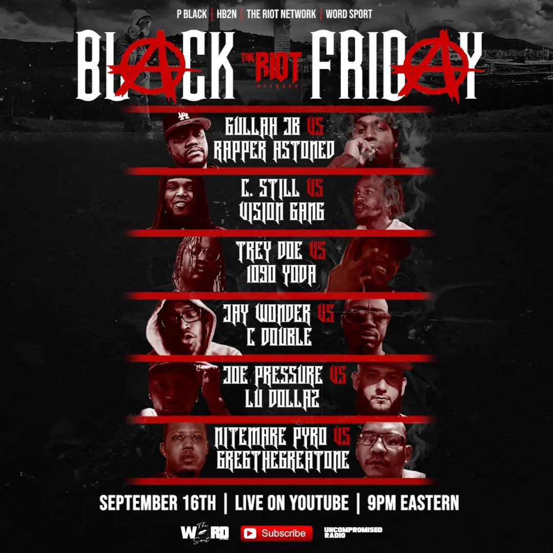 officialjpyro84's tweet photo. I'm supposed to be resting, but I'm up goin over rounds &amp; tweetin. lolbvs all jokes aside, the people wanted to see you #BarGod @metaphormessiah vs #GodPen @TellyCole also 2023. or soon let's work on me coming to the west coast. Salute @Baryoutoodeath1 Sept. 11th,16th #battlerap https://t.co/AViZC0jTb6