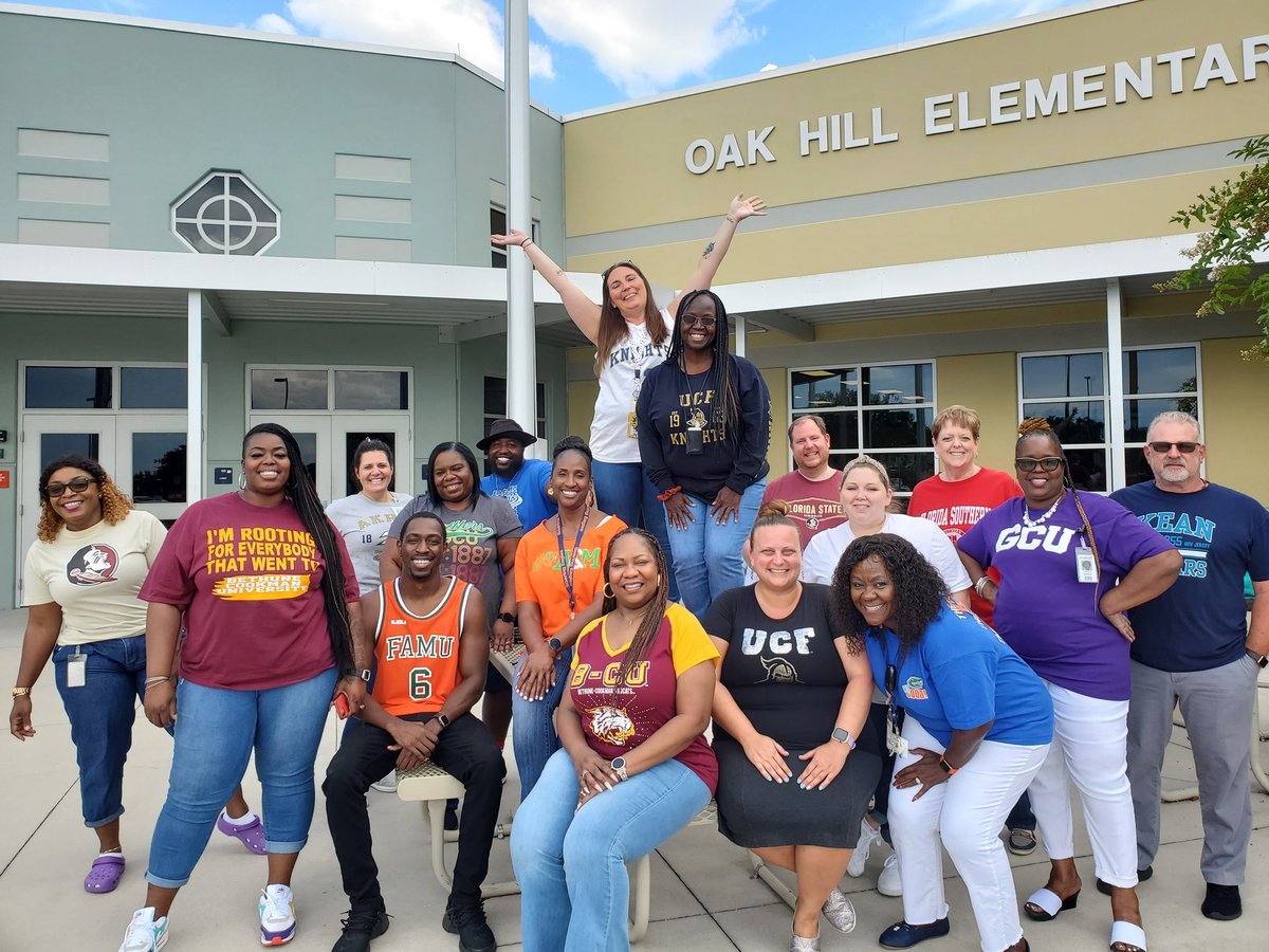 OakHillOCPS's tweet photo. National College Colors Day! #repyourcollege #CollegeColorsDay @West_OCPS @OCPSnews https://t.co/bZJL2Cyjpn