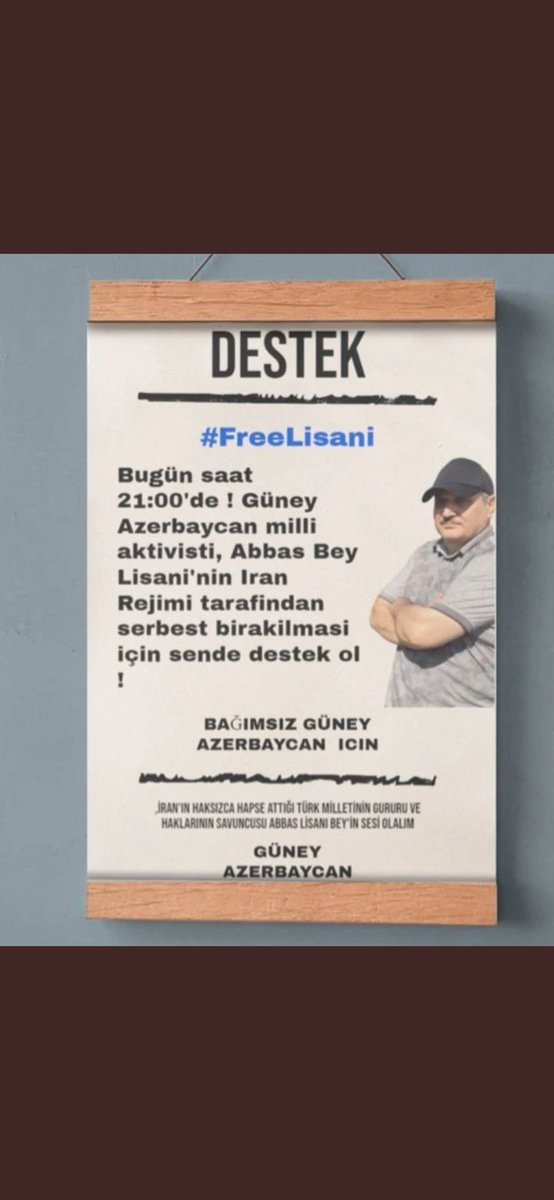 lAraz1324's tweet photo. لسانی فریاد رسای آزادی
#FreeLisani https://t.co/mPtcqJBht0