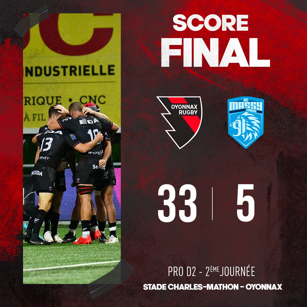 OyonnaxRugby's tweet photo. π π
ππ ππ πππππ
#PROD2 #OYORCME #TOUSOYOMEN https://t.co/3VehpQ2Zrk