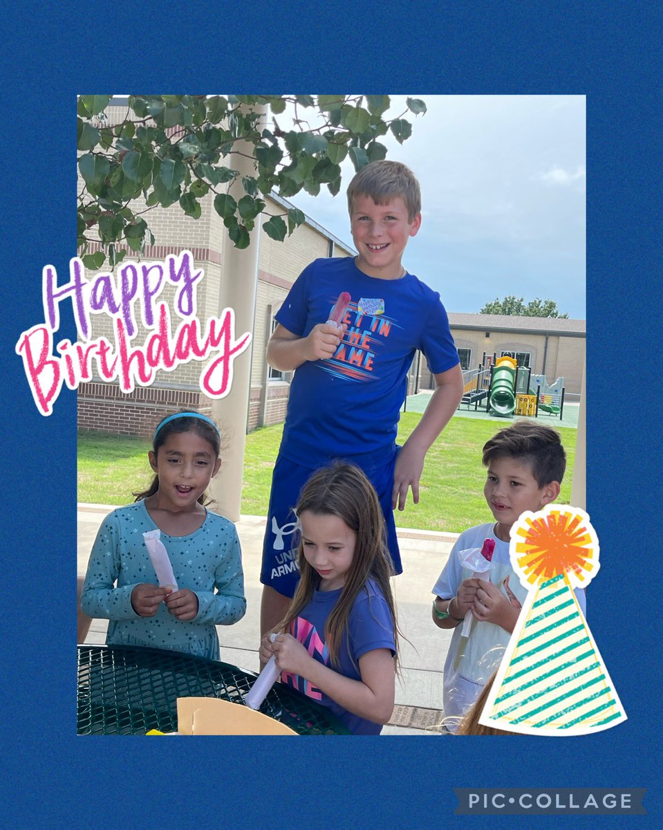 When your birthday is on a holiday, you celebrate the Friday before! 🎉🥳🎂#8isgreat #Friyay #secondgrade #memories #DragonProud #InspireExcellence <a href="/rockenbaughES/">Rockenbaugh ES</a> <a href="/Carrollisd/">Carroll ISD</a>
