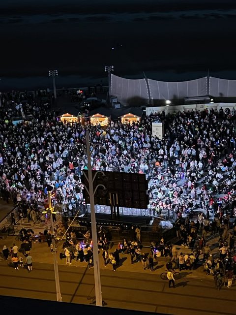 visitBlackpool's tweet photo. There’s thousands of you on the Tower Festival Headland! ❤️
Are you ready to bring in this year’s Illuminations? 💡 #SwitchOn22 https://t.co/nVE2IumPfZ