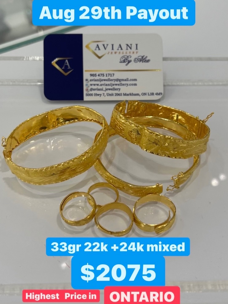 AvianiJewellery's tweet photo. Highest Payout for Gold & Diamond Jewellery! Shop Around No Problem.. It’s worth to drive.. #Toronto #MarkhamON #VaughanON #WoodbridgeON #AuroraON #NewmarketON #GuelphON #RichmondHillON #KingCityON #MississaugaON #ScarboroughON #EtobicokeON #Brampton #Oshawa #WhitbyON #AjaxON https://t.co/1yTXHxtA2J