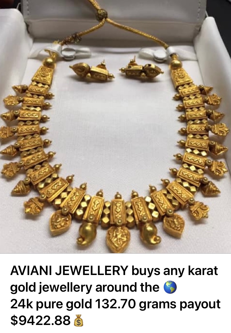 AvianiJewellery's tweet photo. Highest Payout for Gold & Diamond Jewellery! Shop Around No Problem.. It’s worth to drive.. #Toronto #MarkhamON #VaughanON #WoodbridgeON #AuroraON #NewmarketON #GuelphON #RichmondHillON #KingCityON #MississaugaON #ScarboroughON #EtobicokeON #Brampton #Oshawa #WhitbyON #AjaxON https://t.co/1yTXHxtA2J