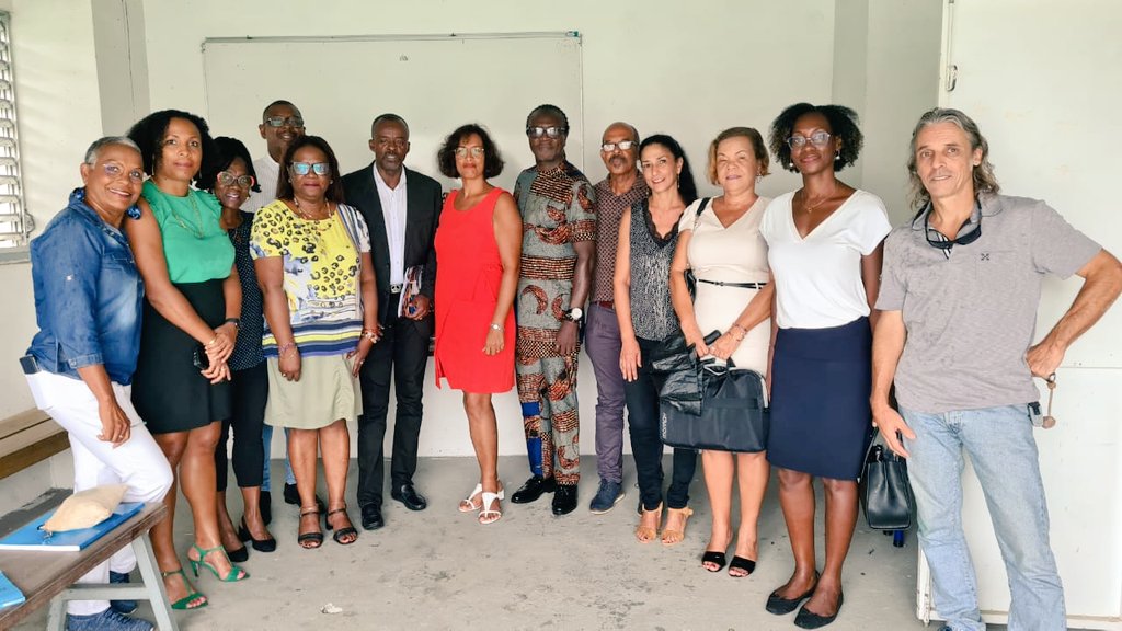 Visite ce jour du Président de Région <a href="/achalus971/">Ary CHALUS</a> au lycée Jardin d'Essai. Rencontre avec la Direction, les représentants des enseignants ainsi que les personnels techniques.