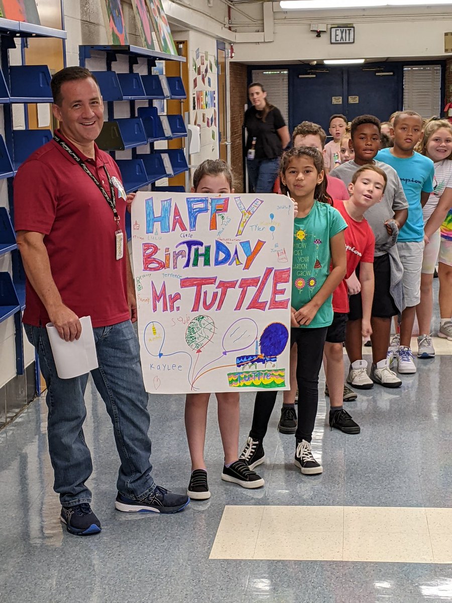 Happy Birthday Mr. Tuttle ! #aacpsback2awesome