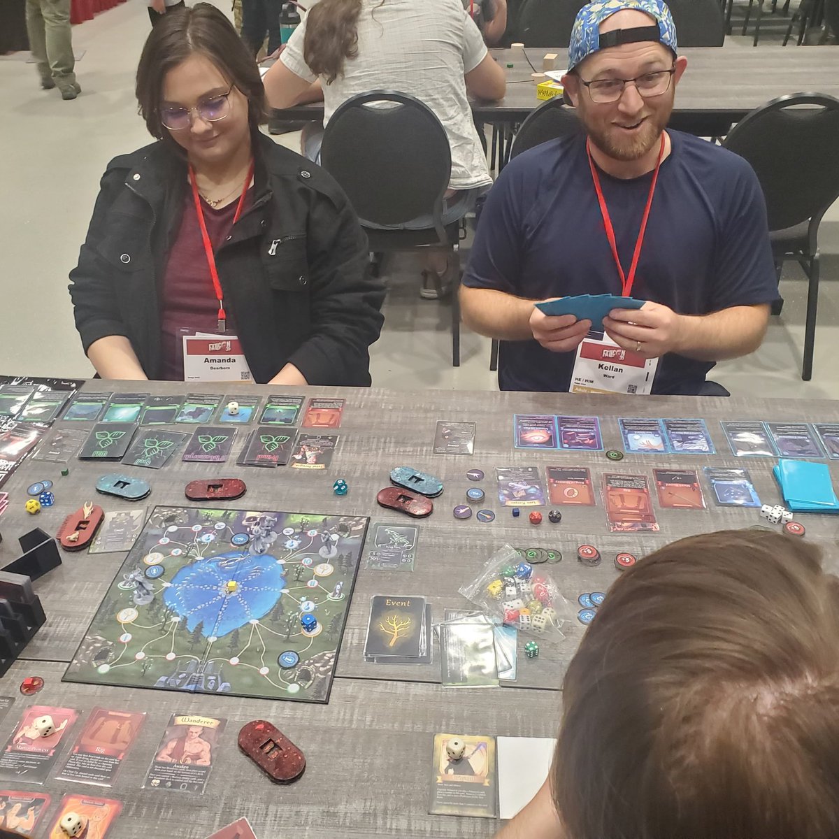 One of our favorite moments from <a href="/FallConYYC/">FallCon</a>, capturing that perfect moment the Criminal declares hostile!