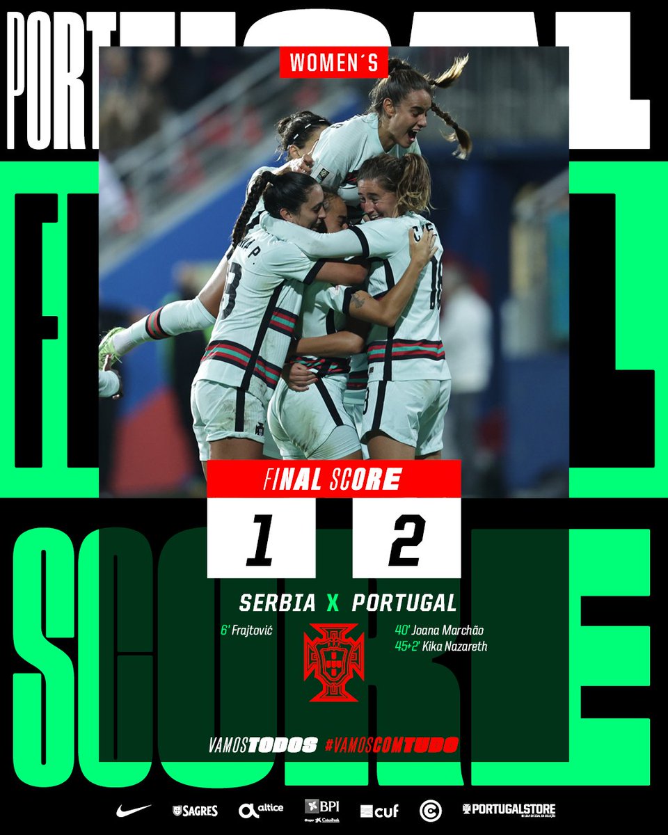 selecaoportugal's tweet photo. 𝓡𝓮𝓿𝓲𝓻𝓪𝓿𝓸𝓵𝓽𝓪 🔄 Portugal deu a volta ao jogo e somou uma vitória importante rumo ao Mundial! #VamosComTudo https://t.co/csOHAqzHY0