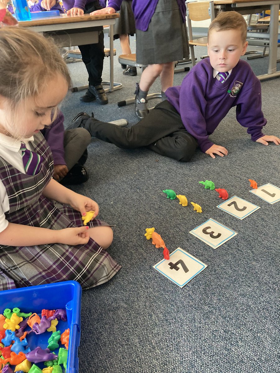 P1a @StMonicaMilton are flying high in recognising, identifying, counting and ordering to 5.