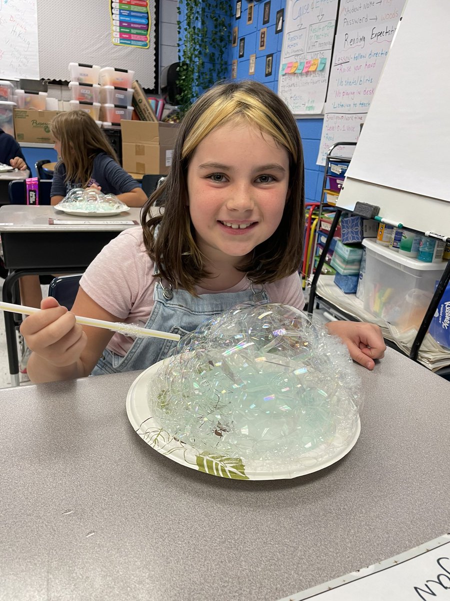 mrswoodsISD's tweet photo. 3rd grade had fun exploring how we can added gases to make bubbles! @GlendaleElemISD #isdstrong #isd3rdgrade #isdscience @ISDSchools https://t.co/fCKldX8BnZ