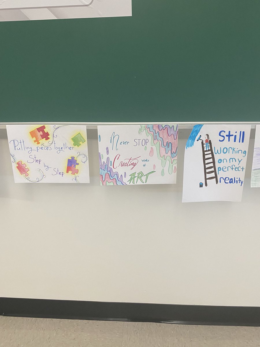 rshafferELA's tweet photo. Words are powerful. Words matter. This week we put those statements to the test by writing our own 6 word memoirs. You only get 6 words-so choose wisely! #6wordmemoir https://t.co/pZYtF4KvsJ