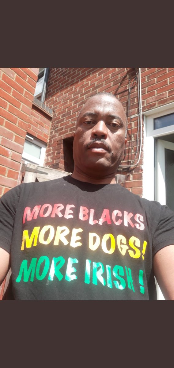 I know some people might get offended, but it's facts. Back in the day there were signs outside shops saying No Blacks, No Dogs, No Irish, But today I'm saying More Blacks,More Dogs,More Irish, Do you have an issue with my tweet #StopRacism