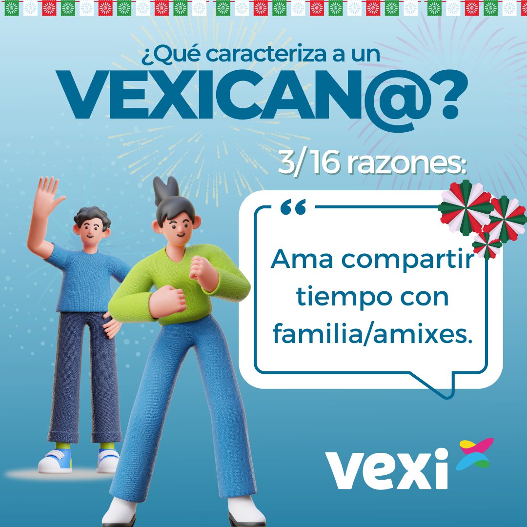 veximx's tweet photo. 🔁 Si saldrás con tu familia este fin de semana
❤️ Si verás a tus Amixes

#VexiTips: comparte con ellos tu enlace de referir y GANA hasta $1,500 mxn con #VexiCashback: https://t.co/ZWQZ8YLV8t

Con Vexi hazlo #Multiposible https://t.co/k5gUuNDCVY