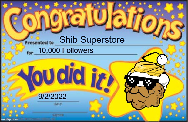 shib_superstore's tweet image. Thank you for 10,000!

To celebrate, let's do a giveaway! 

First to finish Bricks Buster (or highest level) by Dec. 31, 2022.

Wins 1,000,000,000 SHIB ($12,500 max value)

To enter go to shibsuperstore.com/giveaway

Prize money will come from BP, BB will still burn 100% of revenue