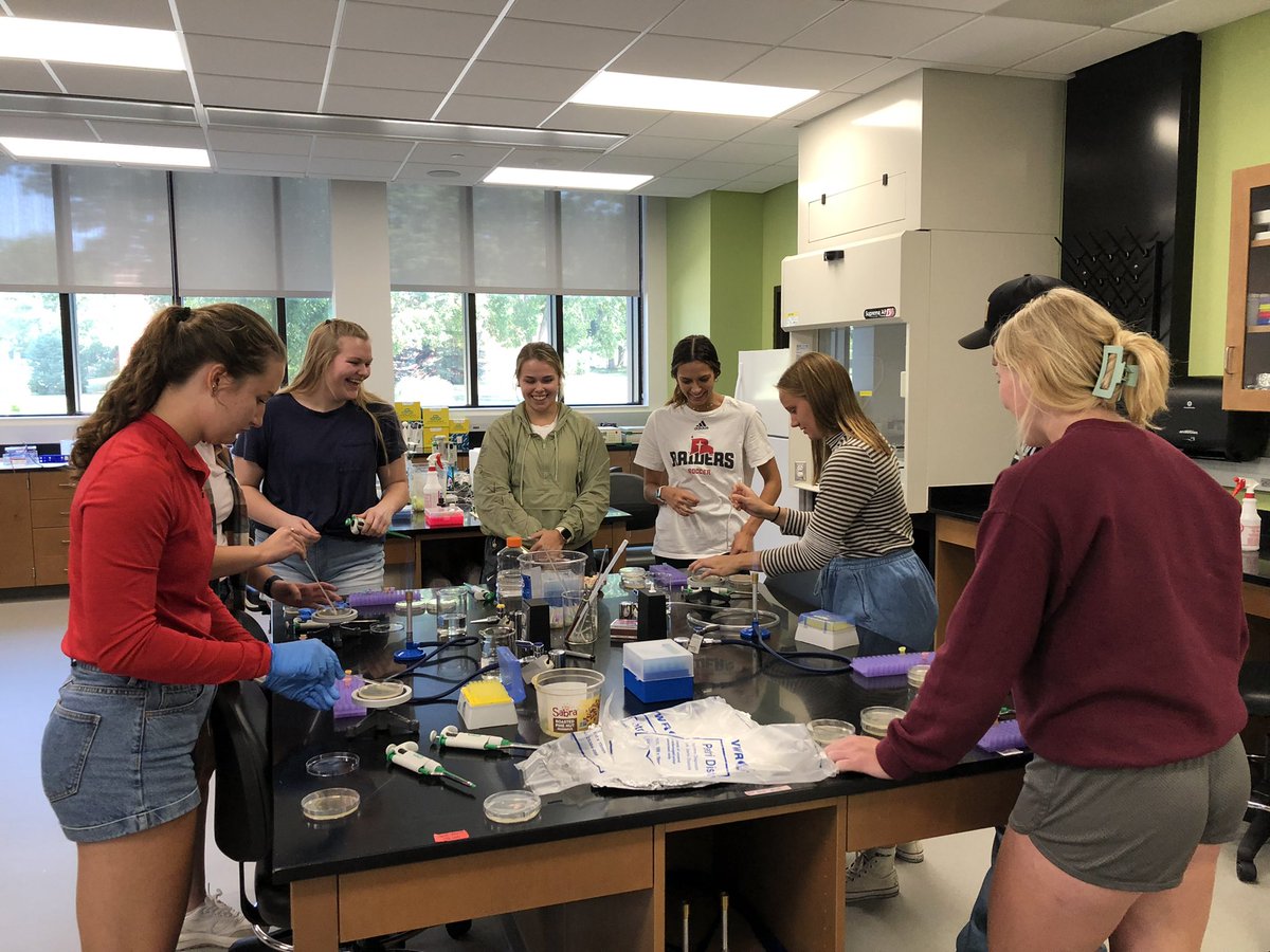 BiologyNwc's tweet photo. Did their isothermal assembly work? We’ll know tomorrow! @nwciowa #raidersresearch #SeaGenes https://t.co/1UZAfo5gJ8
