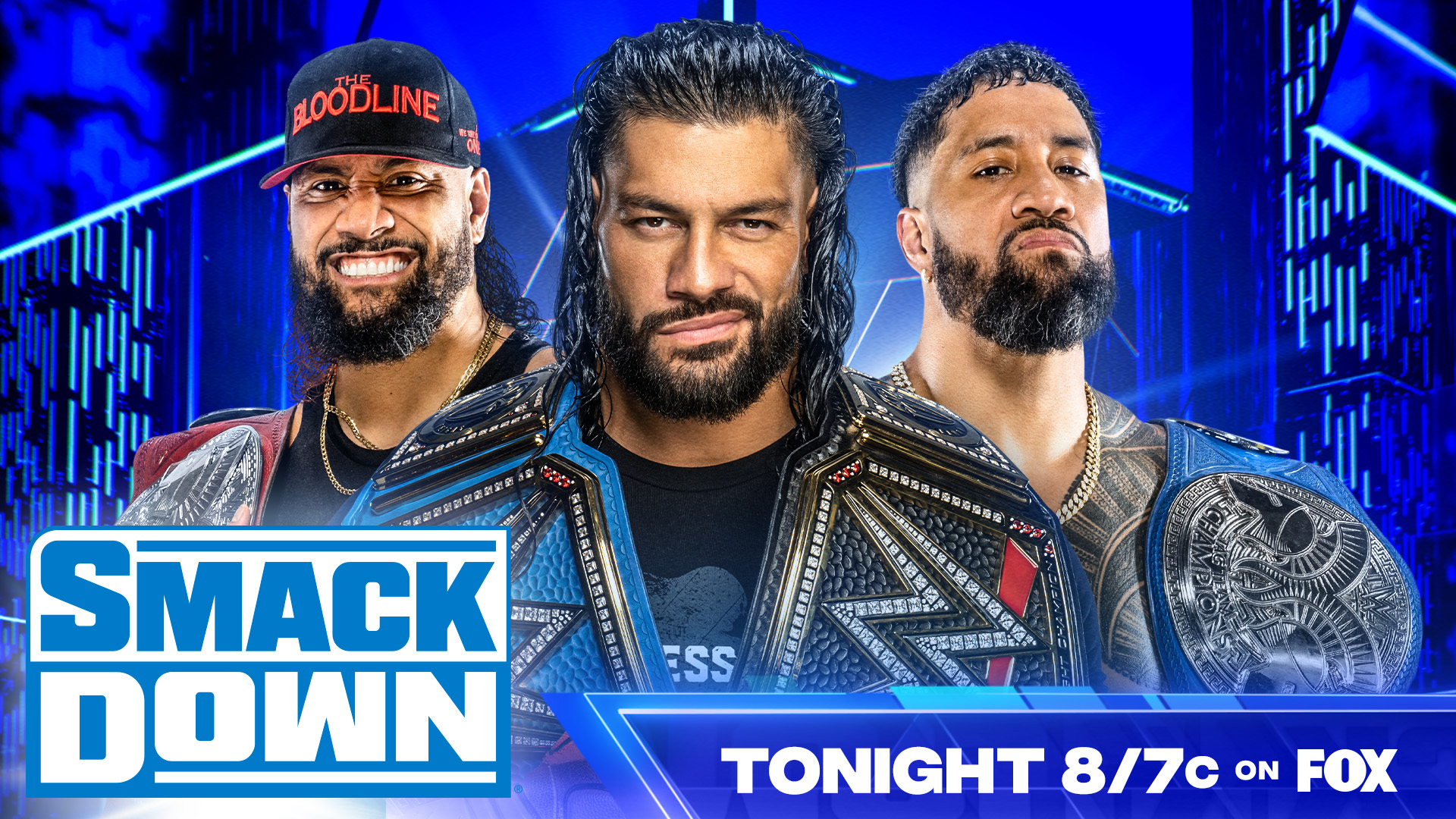 WWE on Twitter "TONIGHT on SmackDown! ☝️ WWERomanReigns celebrates 2