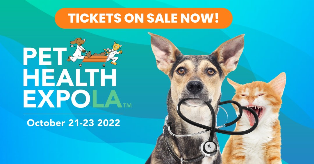 We are hosting the first and largest hybrid pet health expo taking place in DTLA October 21-23, 2022! And tickets for <a href="/PetHealthExpo/">Pet Health Expo / Los Angeles</a> have officially gone on sale! 🎉⁠
⁠
Get your tickets at PetHealthExpo.com!🎟