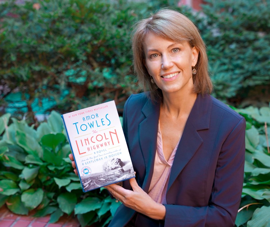 “The Lincoln Highway” by Amor Towles has been chosen by Lincoln readers as the 2022 One Book – One Lincoln community reading program winner!

Towles proves to be a favorite of Lincoln readers. He is the first 2-time winner of the One Book – One Lincoln community reading program!