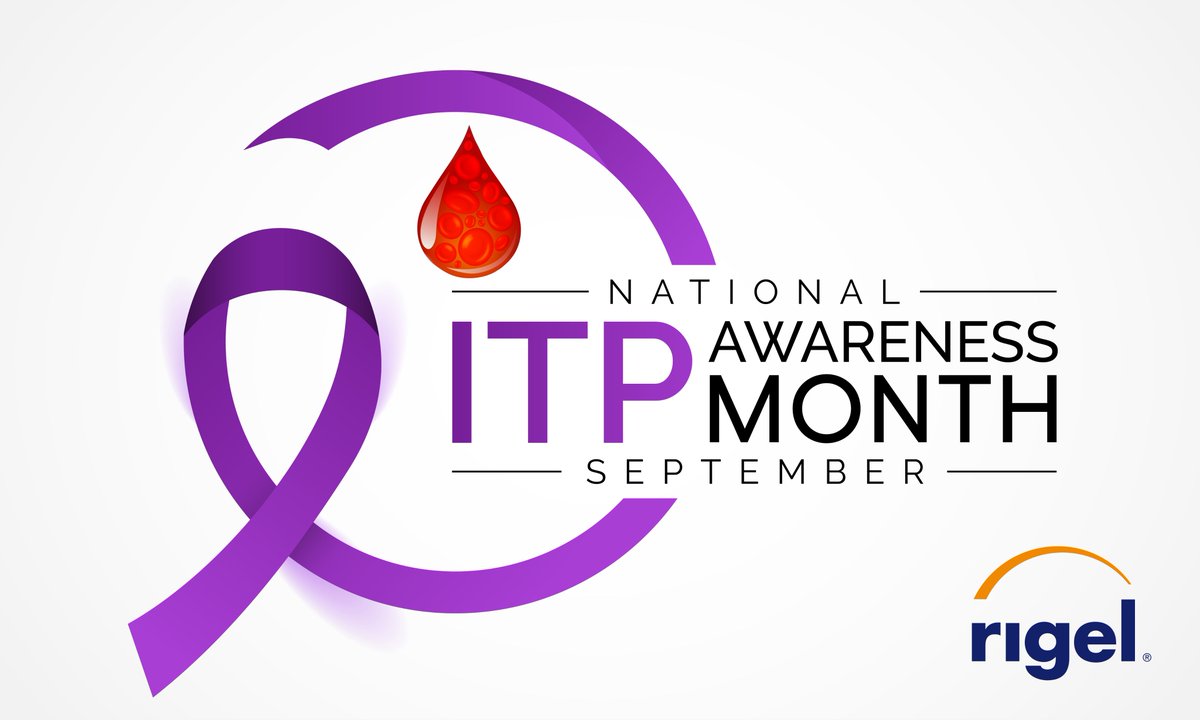 RigelPharma's tweet photo. September is #ITPAwareness Month, and Rigel is supporting the ITP community and @PDSA_ITP. Join us in promoting #ITP awareness all month long. https://t.co/JTwwrxzV8c #ITPstrong #BeatITP https://t.co/A6kKvFjJlU