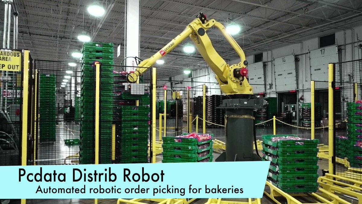 Pcdata @ IBIE 2022: Pick By Robot
Pcdata offers a safe, reliable and scalable Robot Picking solution for Routes and Bulk destinations. The Pcdata robot moves up to 220,000 lbs. per day, eliminates heavy and overhead lifting....and much more!
<a href="/BakingExpo/">IBIE 2025</a> #Ibie2022 Booth 2865