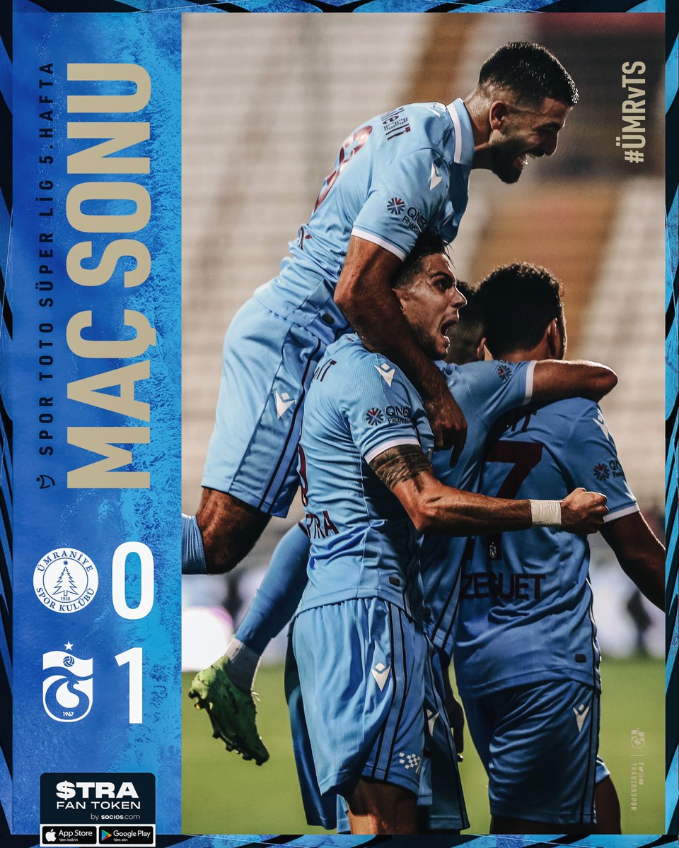 Trabzonspor's tweet photo. ⏱️ 90' Karşılaşma sona erdi. HangiKredi Ümraniyespor 0-1 Trabzonspor #ÜMRvTS https://t.co/vzvnIIuak2