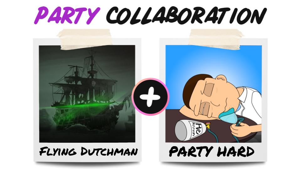🎉Flying Dutchman X Party Hard🎉
🏆#NFTGiveaway prizes:
2x WL spots from Flying Dutchman
2x WL spots from Party Hard

1️⃣ Follow 
<a href="/dutchmansol/">dutchman.sol</a> 
<a href="/PartyHardNFT/">PARTY HARD</a>
2️⃣ ❤️&amp; RT
3️⃣ Tag NFT frens

⏰ 24 HR - 4 Winners
Good luck!
#NFT #NFTart #NFTs #DigitalArtist