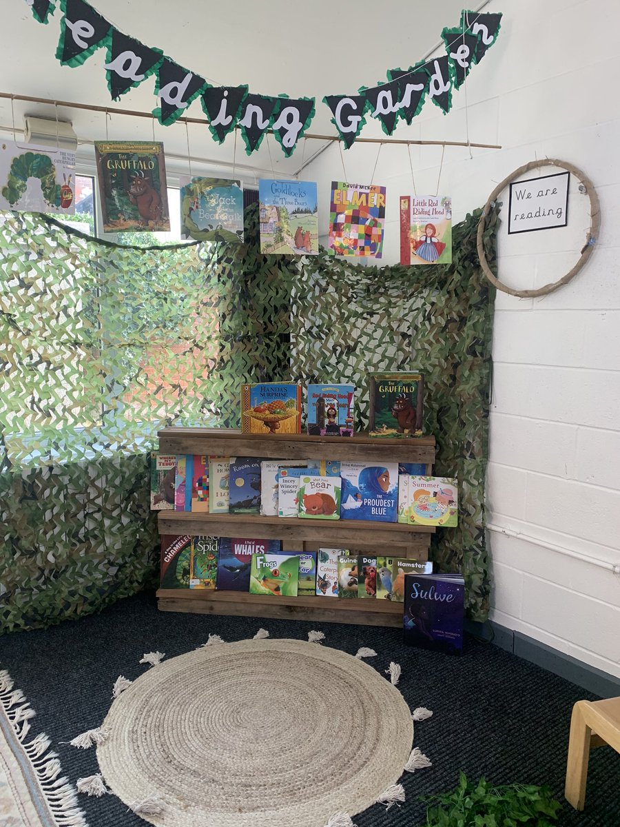 Our nursery ‘Reading Garden’ ready for the littles on wednesday 📚 @PAHS_PACT @heathfld <a href="/EYTagteam/">The EY Tagteam</a>