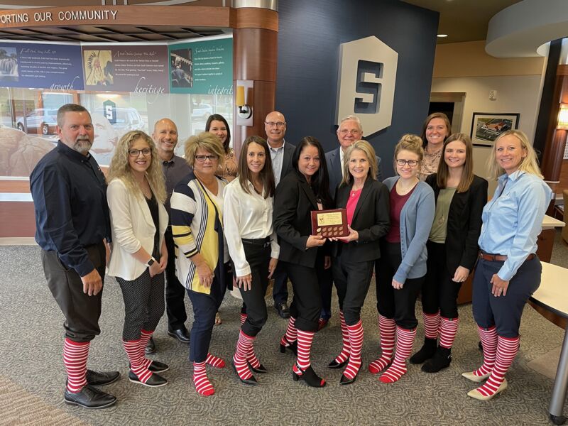 A huge shoutout to Security National Bank of South Dakota for joining our Annual 365 Giving Tree community and showing their stripes in support #RMHCSoDak. $365 funds a one-week stay at one of our Houses and SNBSD generously sponsored two weeks. Thank You for your support!