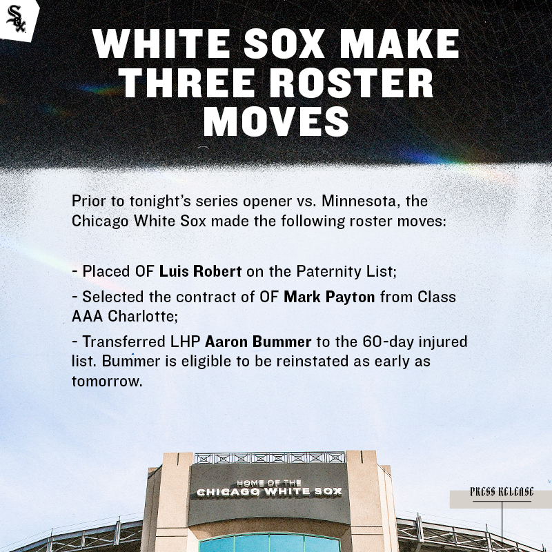 #WhiteSox make three roster moves: