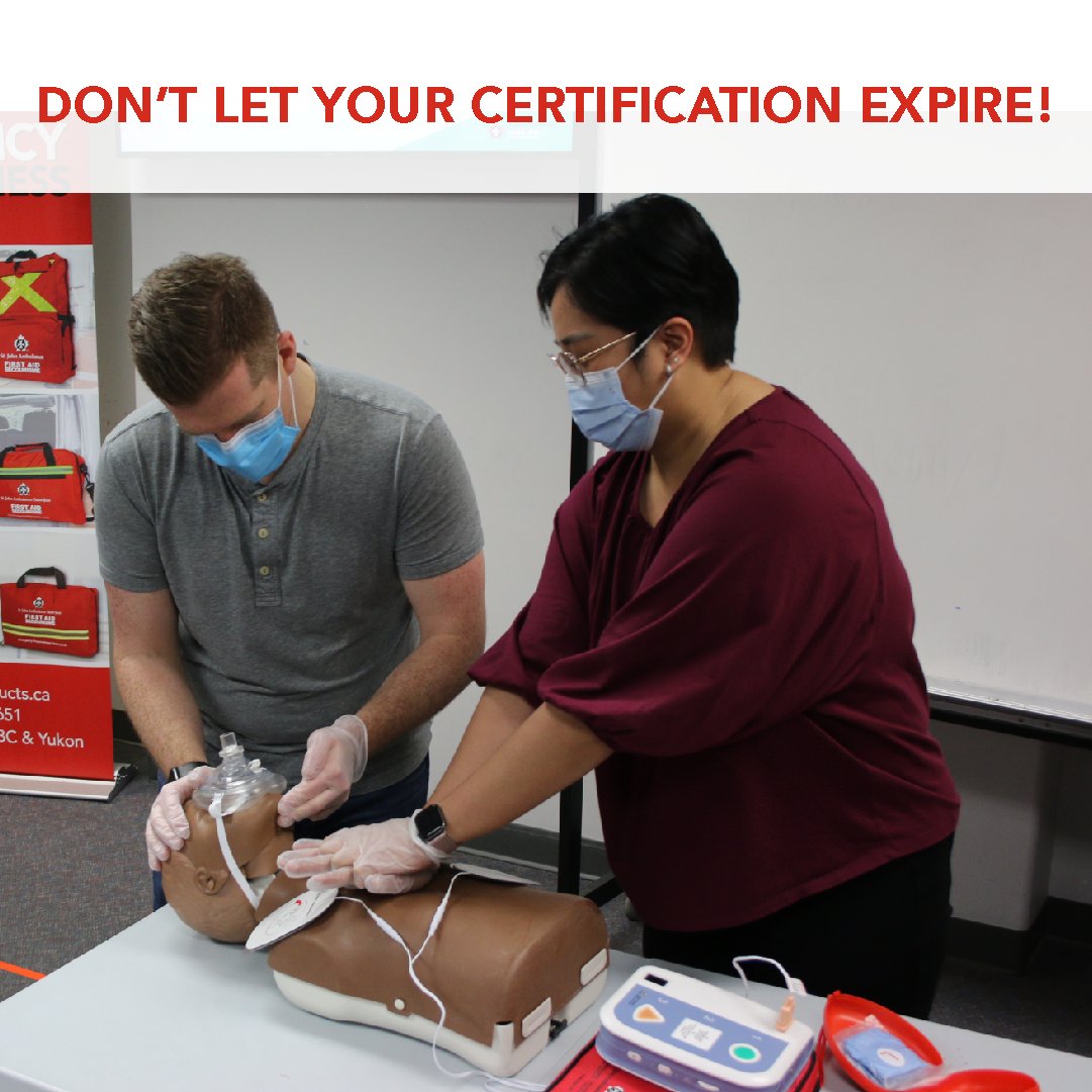 As many of us head back into a regular working schedule, now is a great time to check in with how many of your colleagues are first aid certified. Have they ever been trained or need to be recertified? 

Register for training: sja.ca/first-aid-trai… or call 1-866-321-2651.