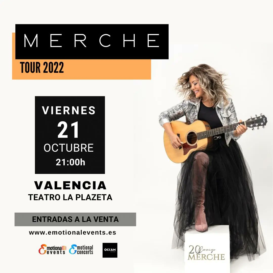 MercheOficial's tweet photo. 📍SEVILLA y VALENCIA qué ganas de cantaros !!! 

Esta gira me está regalando momentos muy especiales y esto es sólo el principio ❤ ¿Dónde te gustaría que la #Gira20Conmigo hiciera una parada?
 https://t.co/F6FJsf8QBa

Os leo 👀

 #Gira20Conmigo #Conciertos #musica #septiembre https://t.co/ztB2cFO1o1