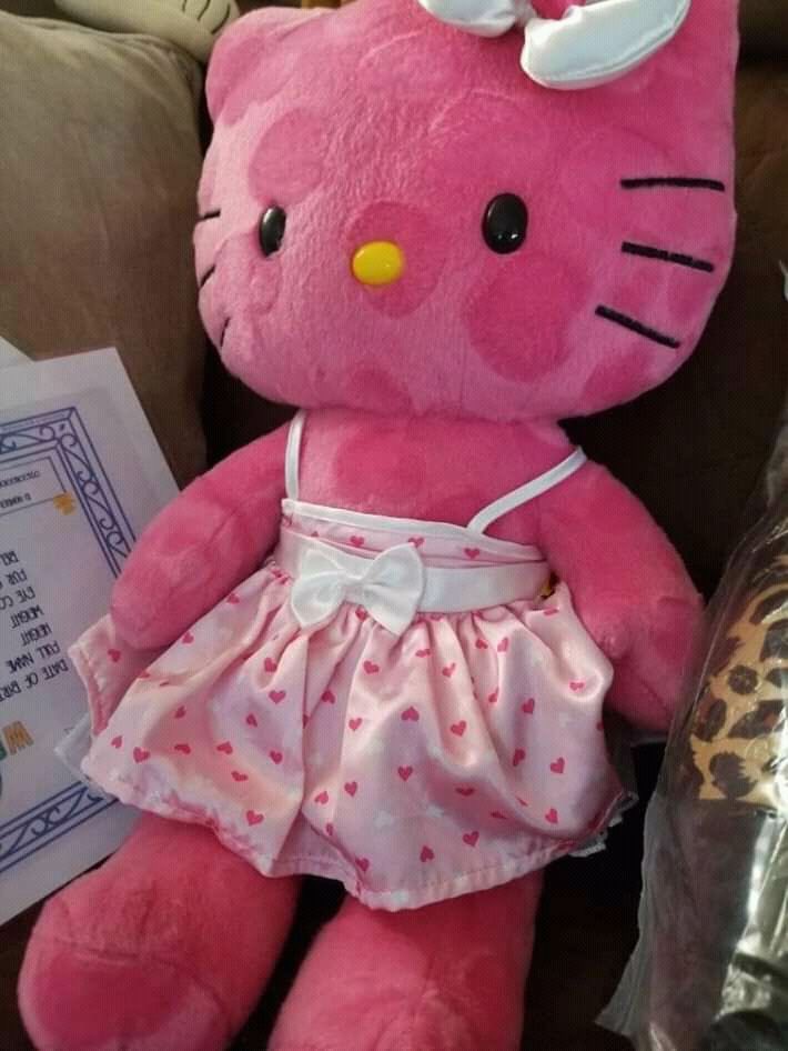 sanriodaily's tweet photo. hello kitty build a bear 💫 https://t.co/l0EOTGYEe1