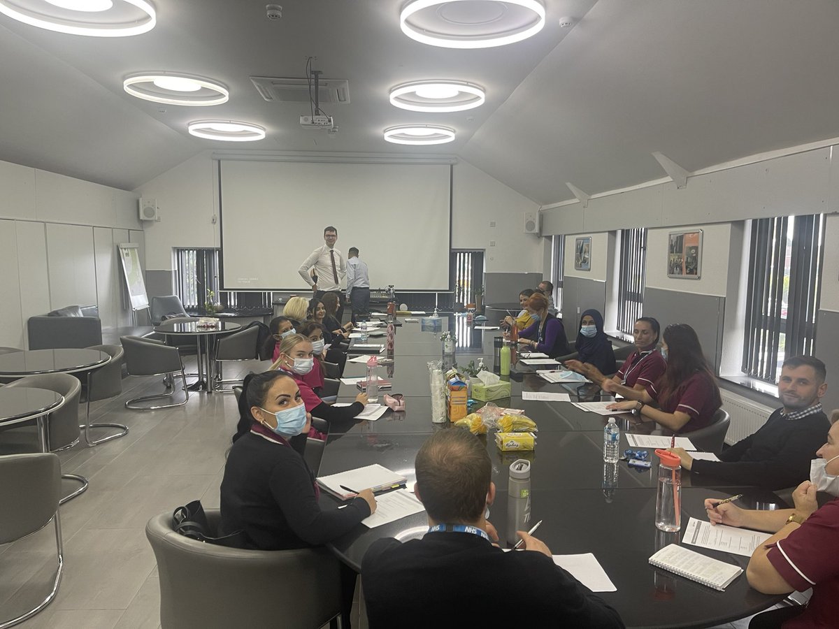 neilmo's tweet photo. First session of 6 with @Coloplast_UK @ThistlemoorMC 

Working to standardise our approach to wound care management and e corporate our wider HCA team in supporting our nurses! Amazing feedback from our team 

Thanks to @JanyllRoberts &amp; @JackSan19360114 🙏🏽 😊 https://t.co/Ws5eWX1C7m