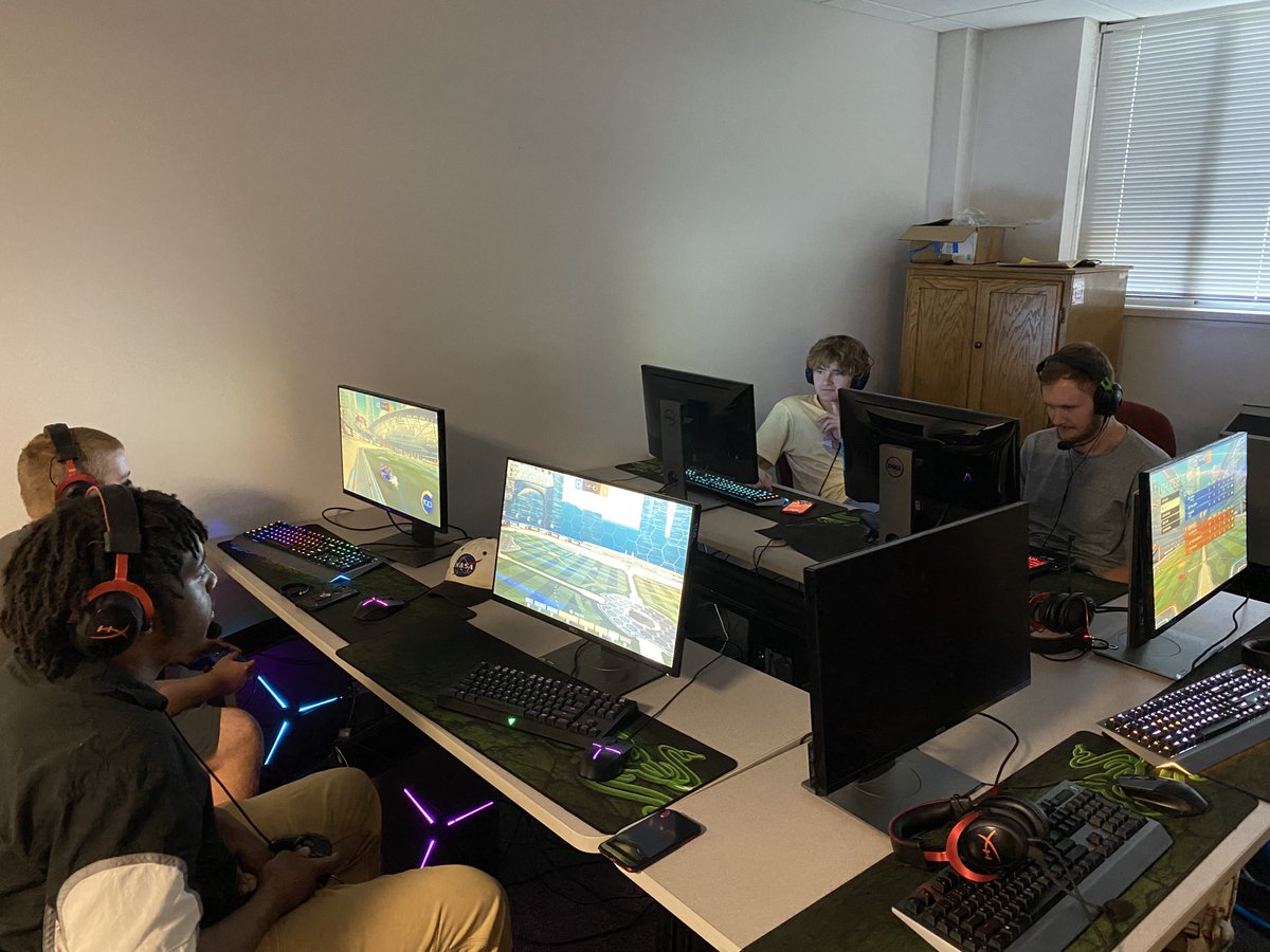 WKUEsports's tweet photo. We would like to thank everyone who came out to our @wku_RL tryouts. We had a good showing! Our next tryout session will be @wku_Val Valorant tryouts on 9/2(today) at @ 6:00 pm and 9/3 @ 4:00 pm in our esports arena inside McCormack. Any questions, please reach out! https://t.co/MPfQkPH0lu