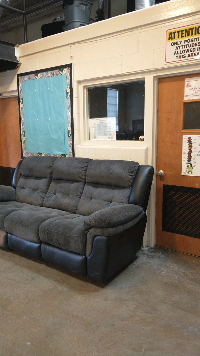 And slowly the final touches of the band room come together. Shout out to the one and only <a href="/MrsTMCarr/">Tiffany Carr</a> for the awesome couch!